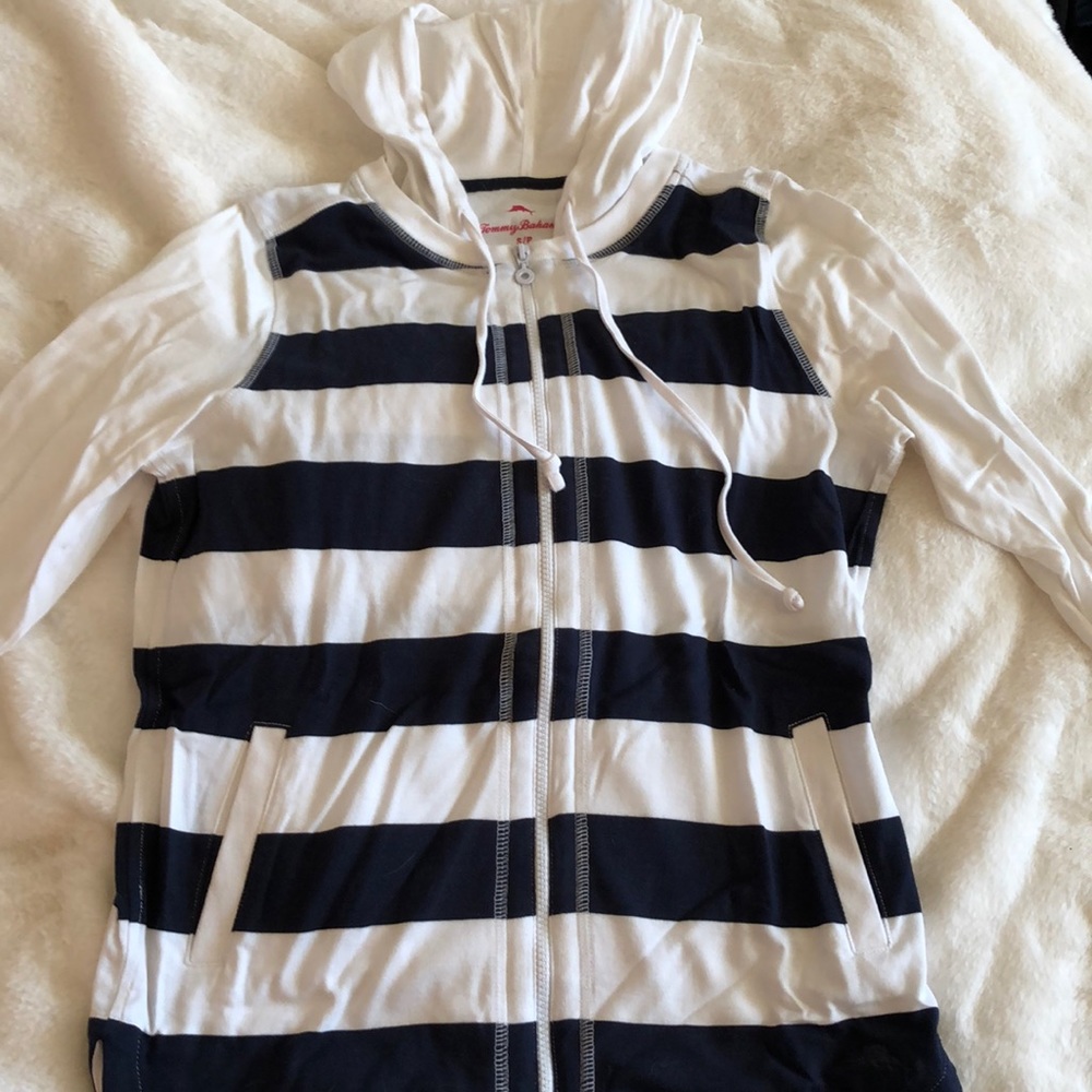 Tommy bahama zip up hoodie sweatshirt
